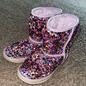 Sz1 kids sequence purple UGG boots